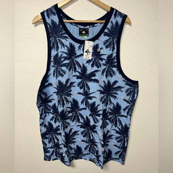 Lrg Other - NWT‎ LRG Lifted Research Group Men’s Graphic Tank Top Palm Trees B…